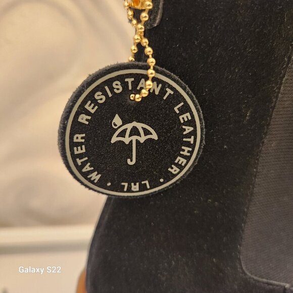 Ralph Lauren Black Suede Leather " Mirianna" Booties. NIB. Size 9 - Picture 4 of 11